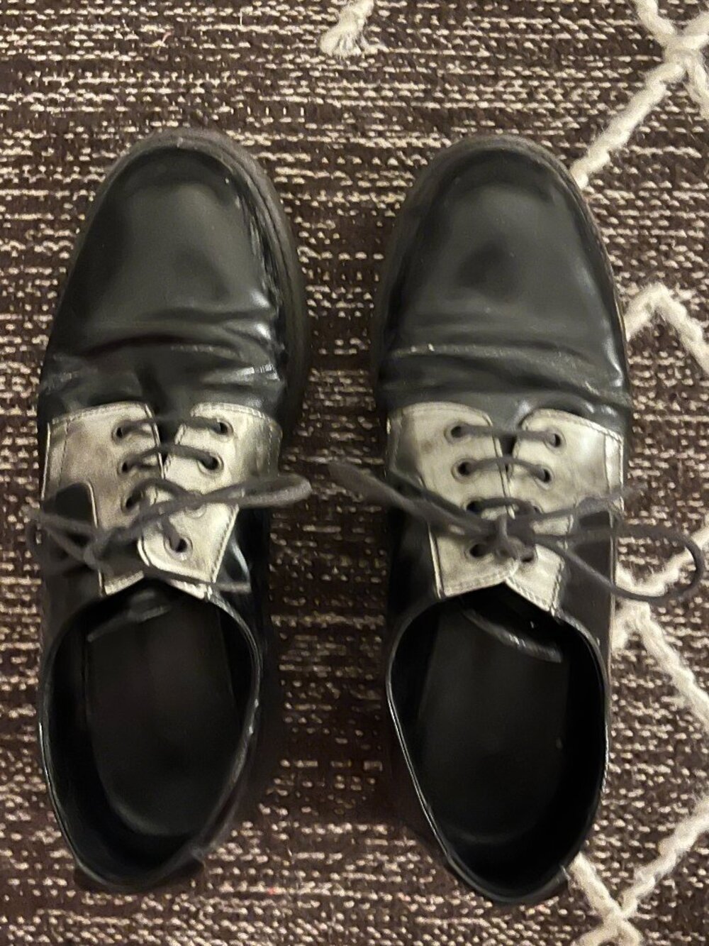 Chunky Metallic Oxfords